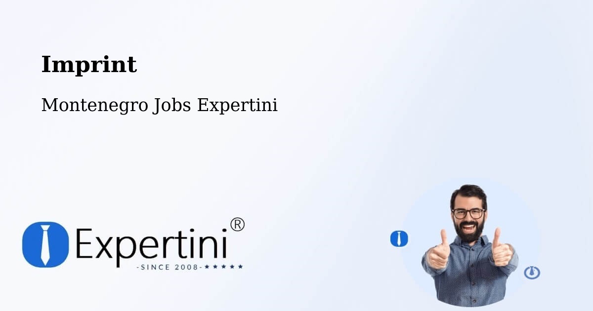 Imprint – Dobrota - Montenegro Jobs Expertini